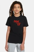 Friday The 13th Letter Logo Siyah Çocuk Tshirt thumbnail 1