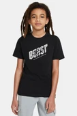 Mr Beast Make The World Siyah Çocuk Tshirt thumbnail 1