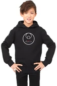3 Body Problem Logo Siyah Çocuk 3ip Kapşonlu thumbnail 1