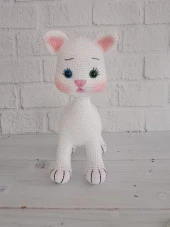 Tatlı Pisicik Amigurumi Organik Oyuncak thumbnail 1