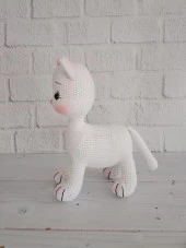 Tatlı Pisicik Amigurumi Organik Oyuncak thumbnail 5