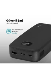 Ttec 2BB213S ChargeUp Pro LCD 20.000 mAh PD 20W Taşınabilir Hızlı Şarj Aleti / Powerbank thumbnail 5