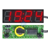 DS3231 Dijital Saat + Termometre + Voltmetre Modülü thumbnail 2
