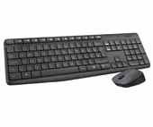 Logitech MK235 Q Türkçe Kablosuz Multimedya Siyah Klavye+ Mouse thumbnail 1