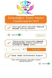 Özel Konsept Tasarım Isimli Bebek Çocuk Kapı Süsü thumbnail 3