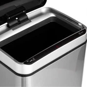 5five  Simply Smart Sensörlü 40 Lt Inox Çöp Kovası thumbnail 2
