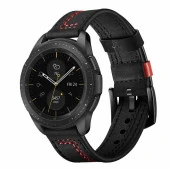 Gear S3 (22mm) KRD-19 Deri Kordon thumbnail 1