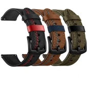 Gear S3 (22mm) KRD-19 Deri Kordon thumbnail 6