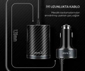 ZR-C502 2+2 Araç Şarj Seti thumbnail 5
