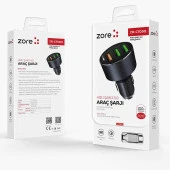ZR-C703Q Micro 2 in 1 Araç Şarj Seti thumbnail 2