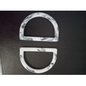 D Model Akrilik  Yassı Beyaz Çanta Sapı thumbnail 3