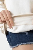 Flowered Feminism Hand Ekru Kadın 2ip Sweatshirt thumbnail 3
