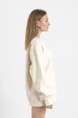 Flowered Feminism Hand Ekru Kadın 2ip Sweatshirt thumbnail 4