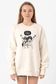 Future is Female Ekru Kadın 2ip Sweatshirt thumbnail 1