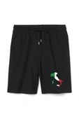 Euro 24 Italy Erkek Siyah Şort thumbnail 1