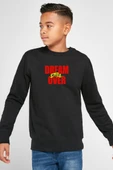 Dream Still Over Siyah Çocuk 2ip Sweatshirt thumbnail 1
