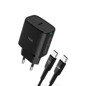 LinkTech C311 25W PD Type-C to Type-C Kablolu Şarj Aleti Set thumbnail 1