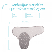 Sevi Bebe İnterlok Bebe Kundak Kuğu thumbnail 5