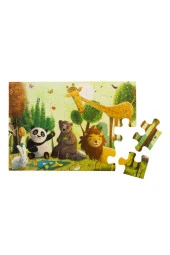 Çocuklar Için Yer Puzzle 24 Parça - Ormanda thumbnail 3