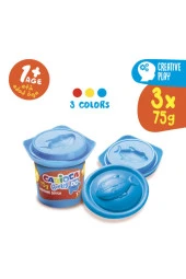 Bebek Oyun Hamuru 3 RenkX75 Gr 1+ Yaş thumbnail 2