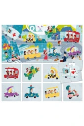 Headu Puzzle 8+1 Cıty (2-5 Yaş) thumbnail 2