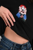 Kadın Baskılı Sweatshirt 1636-24 thumbnail 3