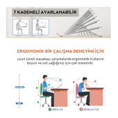 Alüminyum Ayarlanabilir Notebook Stant Macbook Laptop Standı thumbnail 5