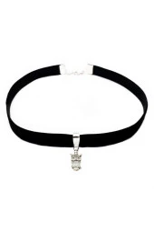 Baykuş Choker Tasma Kolye thumbnail 2
