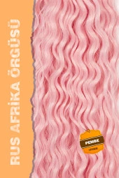 Rus Afro Dalgası Saç – Pembe thumbnail 2
