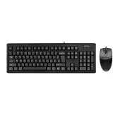 A4 TECH KM-72620D USB Q Trk Optic Mouse Siyah Multimedya Klavye - Mouse Set thumbnail 1