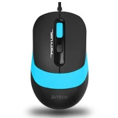 A4 TECH FM10 USB 1600dpi Optic Siyah/Mavi Mouse thumbnail 1