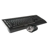 A4 TECH 9300F Kablosuz Q Trk V-Track Mouse Siyah Multimedya Klavye - Mouse Set thumbnail 1