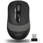 A4 TECH FG10S Kablosuz Sessiz 2000dpi Optic Siyah/Gri Mouse thumbnail 1