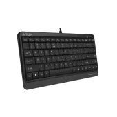 A4 TECH FK11 USB Q Trk Mini Siyah/Gri Multimedya Klavye thumbnail 3