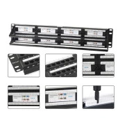 CODEGEN 2U 48port Cat6 Utp Patch Panel COD648 thumbnail 2