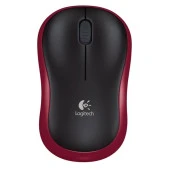 LOGITECH M185 Kablosuz Optic Siyah/Kırmızı Mouse 910-002237 thumbnail 1