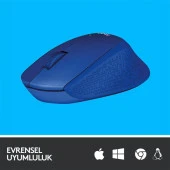 LOGITECH M330 Kablosuz Sessiz Optic Mavi Mouse 910-004910 thumbnail 4