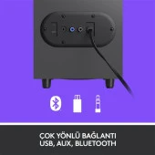 LOGITECH Z407 Bluetooth Multimedia Hoparlör - Siyah 980-001348 thumbnail 5