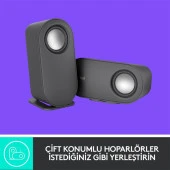 LOGITECH Z407 Bluetooth Multimedia Hoparlör - Siyah 980-001348 thumbnail 6
