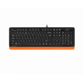 A4 TECH FK10 USB Q Trk Siyah/Turuncu Multimedya Klavye thumbnail 1