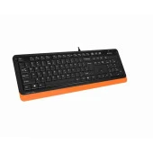 A4 TECH FK10 USB Q Trk Siyah/Turuncu Multimedya Klavye thumbnail 3
