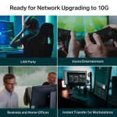 TP-LINK 5port TL-SX105 10GBE YÖNETİLEMEZ SWITCH thumbnail 6