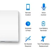 Tp-Link Tapo S210 Smart Light Switch 1-Gang 1-Way thumbnail 2