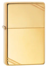 Zippo Vintage High Polish Brass thumbnail 1