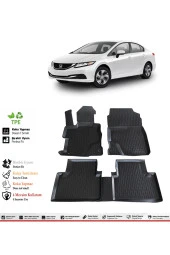 İzoref Honda Civic FB7 2015 Model 4D Havuzlu Paspas thumbnail 1