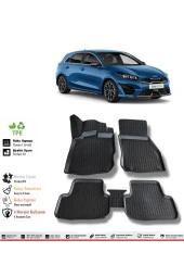 İzoref Kia Ceed 2025 Model 4D Havuzlu Paspas thumbnail 1