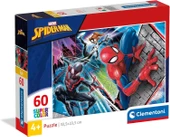 Clementoni - 26048 - Supercolor Puzzle - Marvel Spiderman - 60 parça thumbnail 1