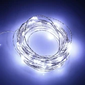 HİDZ Tel Led Işık - BEYAZ -3 METRE thumbnail 3