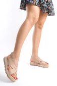 212 Çapraz Detaylı Sandalet Nude thumbnail 4