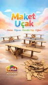 Maket Uçak 3D Ahşap Puzzle thumbnail 10